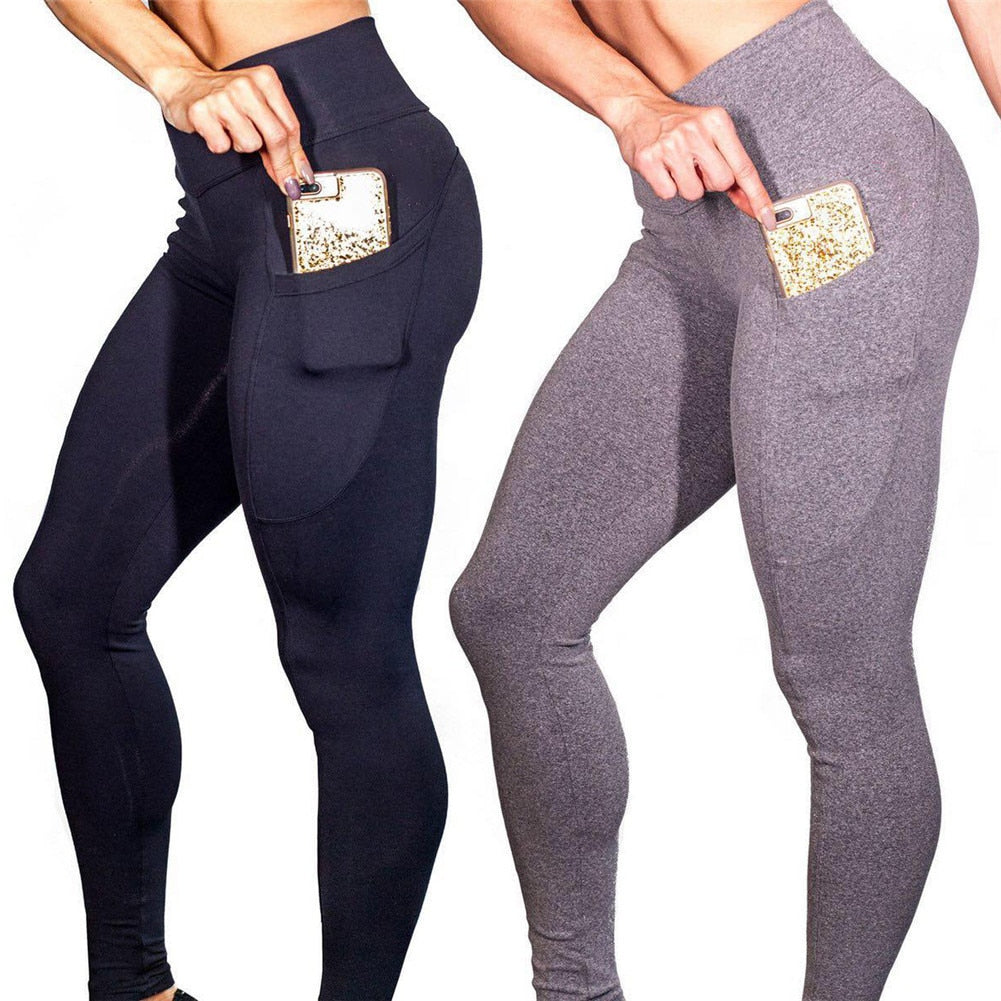 Sexy Push Up Black Leggings Women Fashion High Waist Workout Fitness Leggings