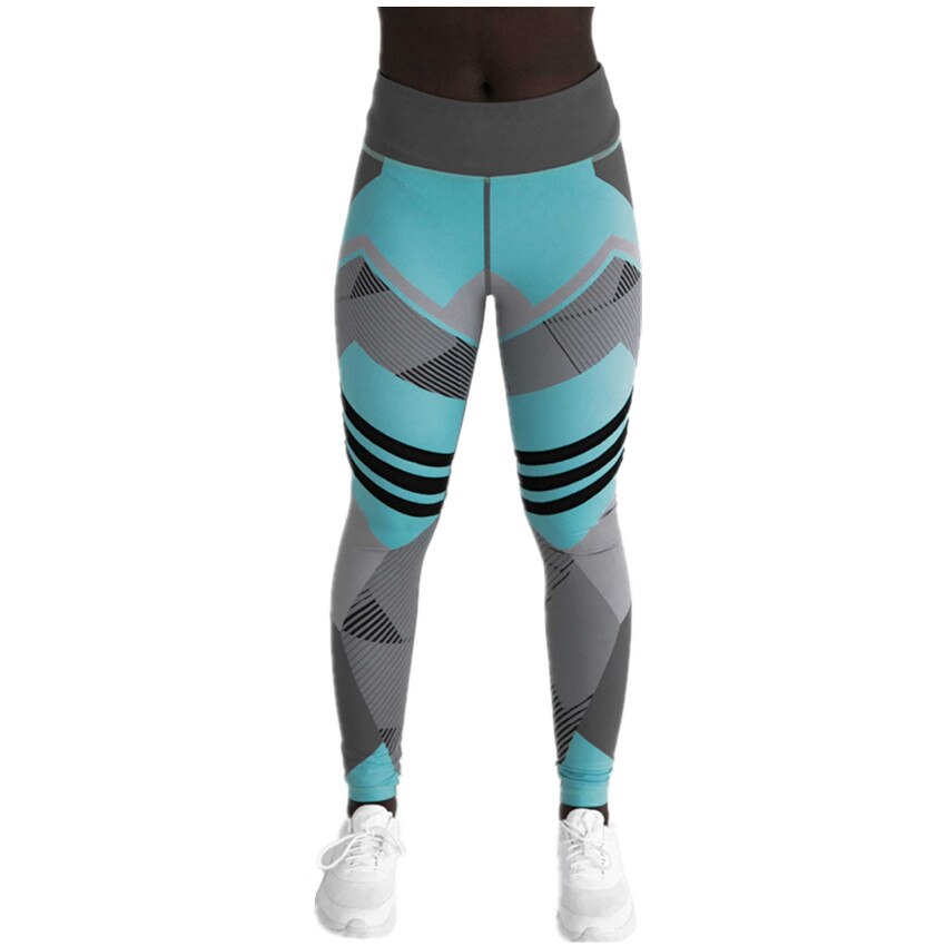 High waist Elastic women Mesh Legging pants Black sexy Fitness sporting Capri Pants with pocket Cropped trousers legging