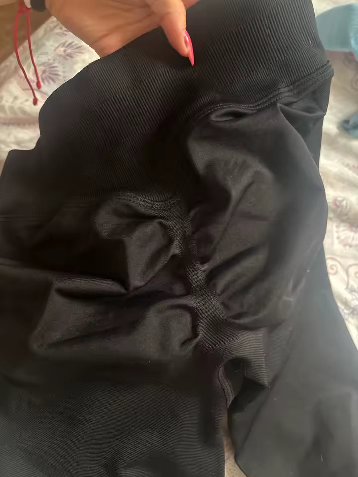 مجموعة الليغينغ + الشورت لنحت الجسم – Seamless High Waist