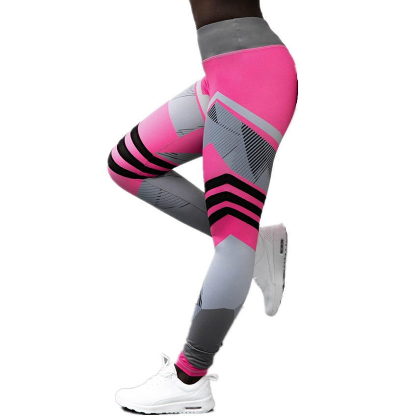 High waist Elastic women Mesh Legging pants Black sexy Fitness sporting Capri Pants with pocket Cropped trousers legging