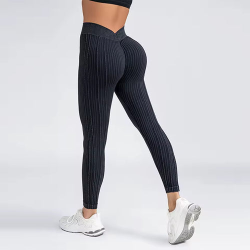 مجموعة الليغينغ + الشورت لنحت الجسم – Seamless High Waist